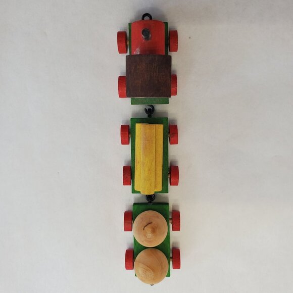 Vintage Heros Miniature Wooden Train Set Toy - Picture 5 of 5